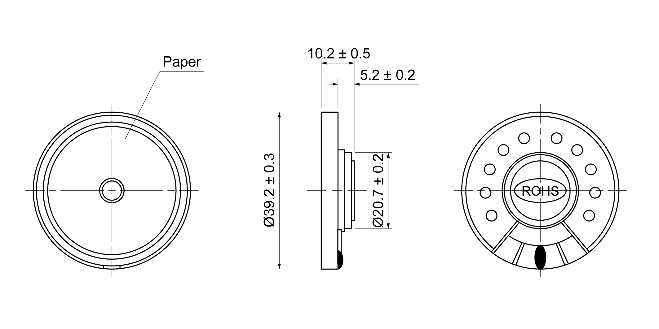 OSAE40S-10P0.5W32 機械製圖